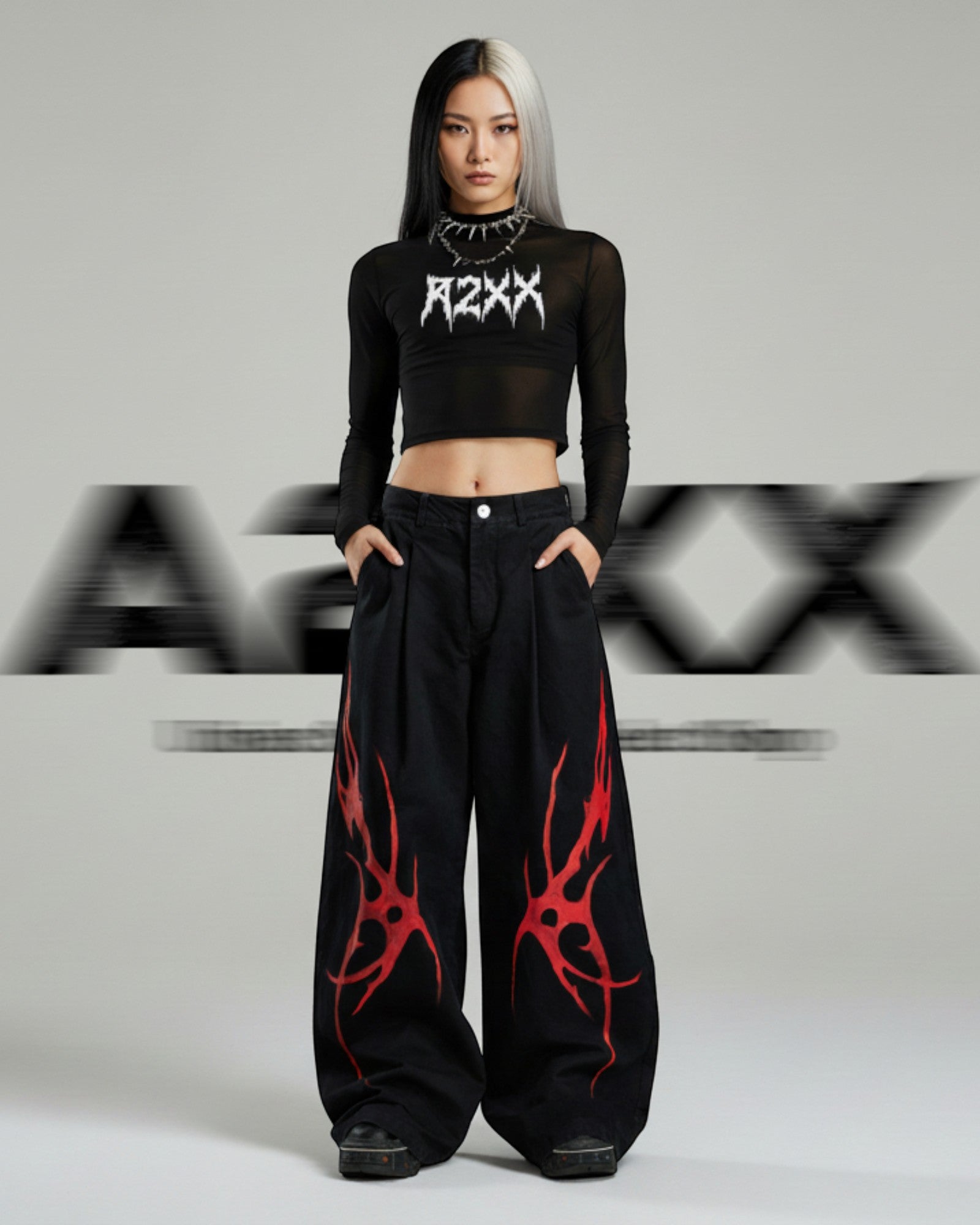 [Limited Pre-Order] Flame Wide Leg Pants