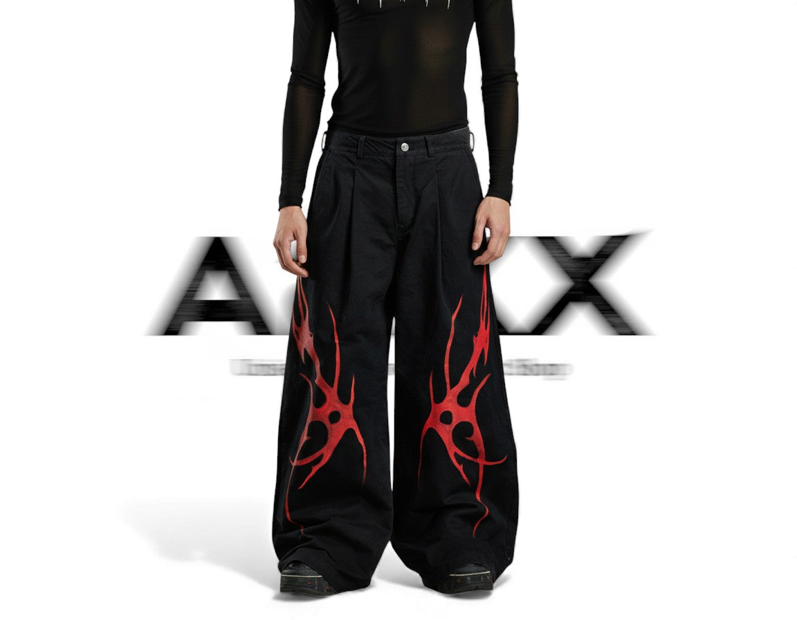 [Limited Pre-Order] Flame Wide Leg Pants