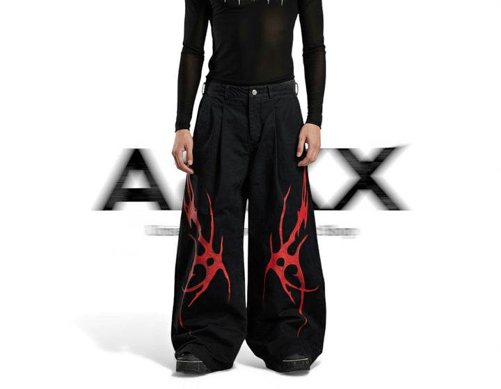 [Limited Pre-Order] Flame Wide Leg Pants