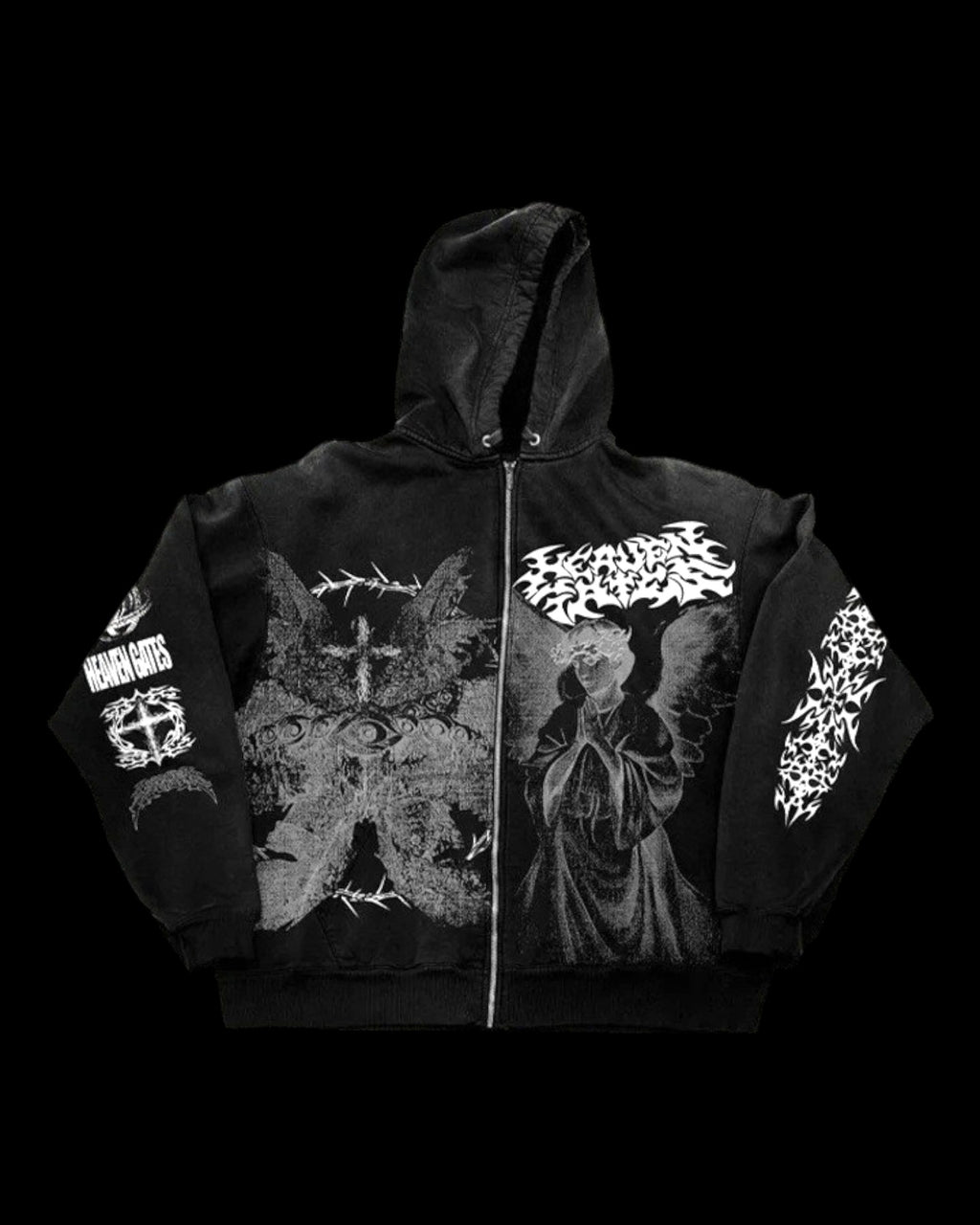 Saint Static Zip Hoodie (2color)