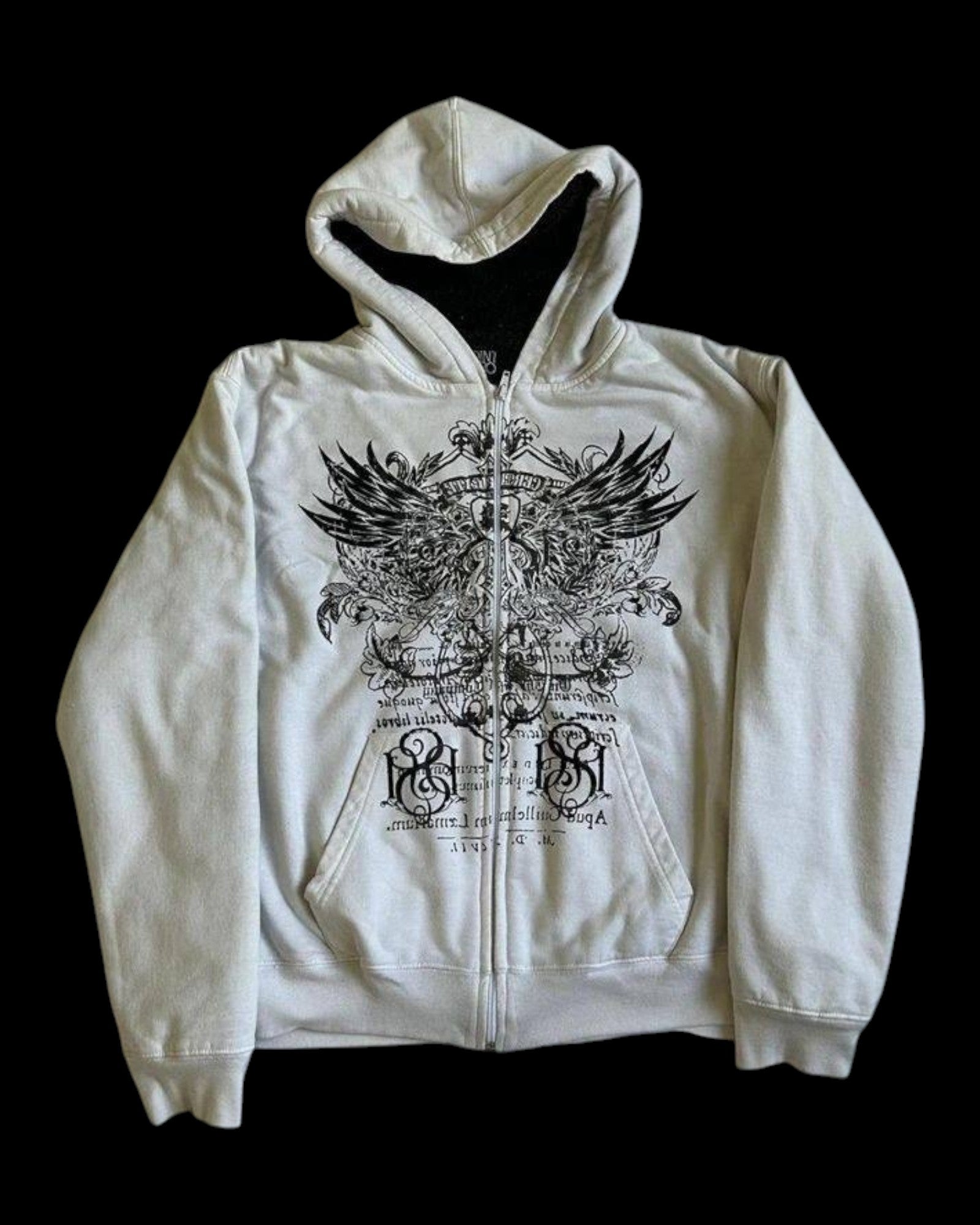 Wingcrest Script Zip Hoodie